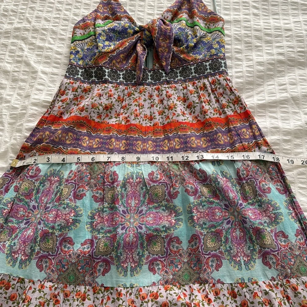 Alice + Olivia Minka Floral Tassel-Fringe Maxi Dress - Picture 17 of 17